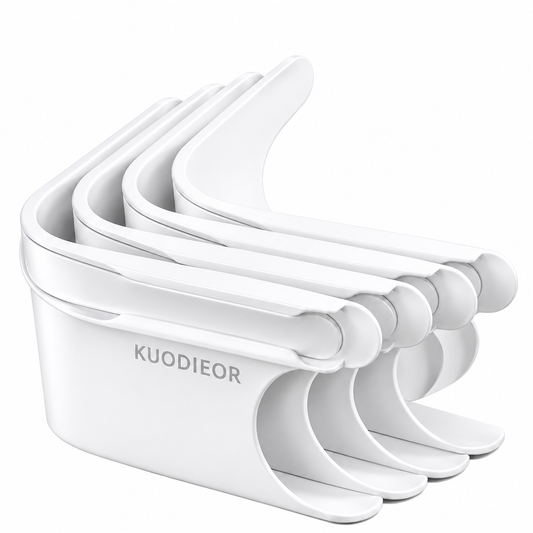 KUODIEOR® Lock™ bed sheet holders, 4-piece set designed to keep fitted sheets tight and securely in place.